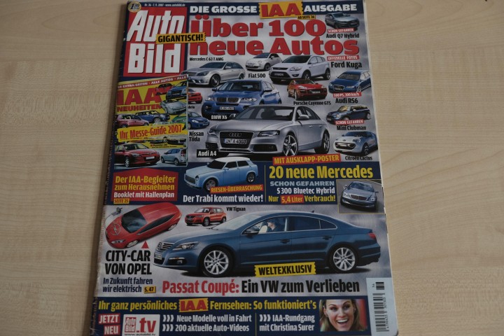 Deckblatt Auto Bild (36/2007)